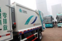 中国重汽HOWO 统帅 氢燃料压缩式垃圾车(ZZ5107ZYSG4215Z199FCEV)