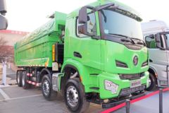 陕汽重卡 德龙H6000 375马力 8X4 6.5米自卸车