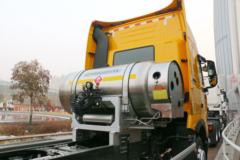 中国重汽 HOWO T7H重卡 快递高利版 430马力 4X2 LNG牵引车(ZZ4187V381HE1L)