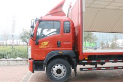 中国重汽HOWO G5X中卡 210马力 8.15米翼开启厢式载货车(ZZ5187XYKG561DE1)