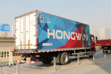 上汽红岩底盘&nbsp;冷藏车外观图片