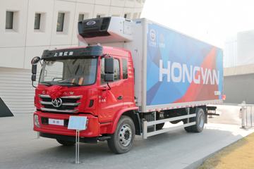 上汽红岩 杰豹重卡 245马力 4X2 冷藏车(飞球牌)(ZJL5186XLCC5)