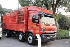 飞碟缔途 XH 245马力 6X2 7.7米排半仓栅式载货车