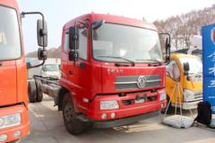 东风商用车 天锦中卡 180马力 4X2 6.75米排半栏板载货车底盘(DFH1180BX1JV)