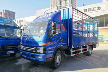 江淮 骏铃V7 156马力 4X2 4.845米单排仓栅式载货车(朝柴)(HFC5091CCYP91K2C6V)