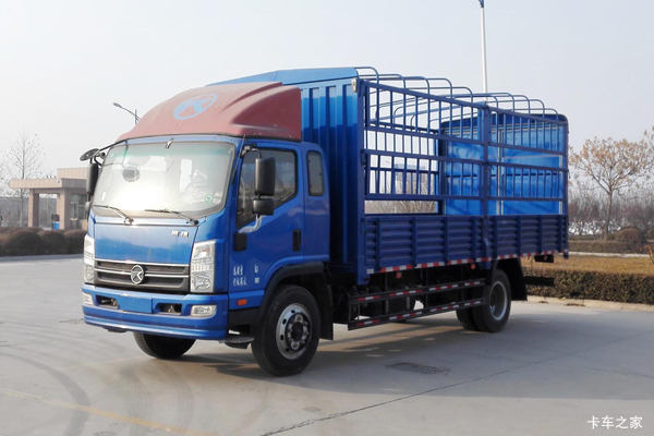 凯马 凯捷M8 180马力 4X2 6.7米排半仓栅式载货车