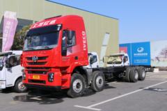 上汽红岩 杰狮M500 390马力 8X4 粉粒物料运输车(CQ5316GFLHTVG466H)