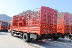 东风商用车 天锦中卡 180马力 4X2 6.75米仓栅式载货车(DFH5180CCYBX3JV)