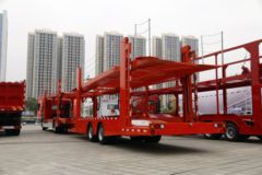 东风柳汽 乘龙H5重卡 330马力 4X2 中置轴轿运车底盘(LZ5181XXYH5ABT)