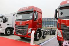 东风柳汽 乘龙H7重卡 350马力 8X2 9.6米仓栅式载货车底盘(LZ5320CCYH7EB)