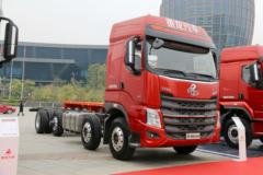 东风柳汽 乘龙H7重卡 350马力 8X2 9.6米仓栅式载货车底盘(LZ5320CCYH7EB)