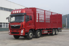 中国重汽 豪曼H5重卡 340马力 8X4 9.6米仓栅式载货车(ZZ5318CCYM60EB0)