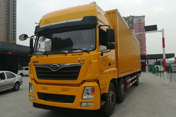 中国重汽 豪曼H5重卡 280马力 6X2 9.6米厢式载货车(ZZ5258XXYKC0EB0)