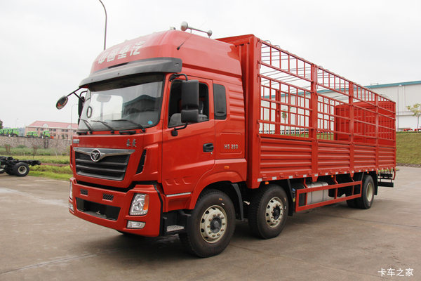 中国重汽 豪曼H5X中卡 220马力 6X2 6.8米仓栅式载货车(国六)(ZZ5258CCYGC7FB0)