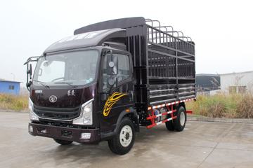 中国重汽 豪曼H3 154马力 4.2米单排仓栅式轻卡(ZZ5088CCYF17EB1)