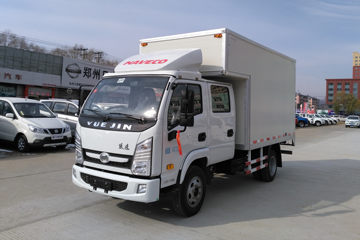 跃进 上骏X100-33 112马力 3.18米双排厢式轻卡(SH5042XXYKFDCNS)