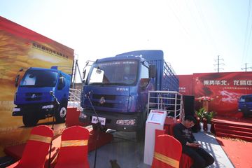东风柳汽 乘龙609中卡 220马力 6X2 9.6米仓栅式载货车(LZ5200CSRCS)