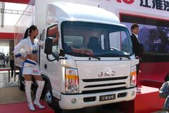 江淮 帅铃III 156马力 4X2 6.2米排半厢式载货车(HFC1083)