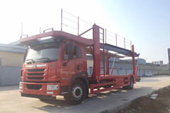 青岛解放 悍V 320马力 4X2 中置轴车辆运输车(程力威牌)(CLW5180TCLC5)