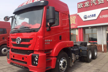 上汽红岩 杰卡C500重卡 430马力 6X4牵引车(CQ4256ZXWG334)