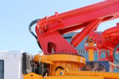青岛解放 龙V 220马力 4X2 混凝土泵车(海隆吉特牌)(ZHL5200THB)