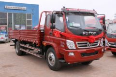 福田 奥铃CTX中卡 156马力 4X2 6.2米排半栏板载货车(BJ1169VKPEG-F2)