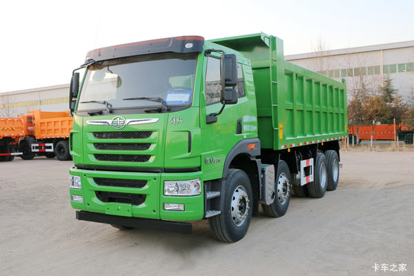青岛解放 悍V重卡 350马力 8X4 7米自卸车(CA3310P1K2L4T4E5A80)