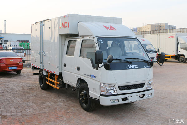 江铃 顺达窄体 116马力 3.32米双排厢式轻卡(JX5044XXYXSGS2)