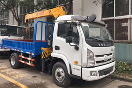 跃进底盘&nbsp;随车吊外观图片