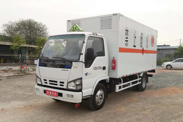 庆铃 五十铃600P 130马力 4X2 4.2米易燃气体厢式运输车(QL5040XRQA5HAJ)