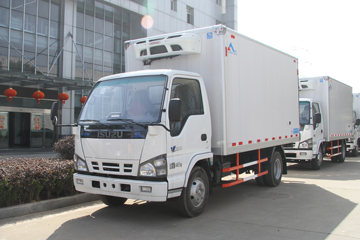 庆铃 五十铃600P 130马力 4X2 4.1米冷藏车(康飞牌)(KFT5043XLC50)