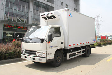 江铃 顺达窄体 116马力 4X2 4.1米冷藏车(康飞牌)(KFT5042XLC57)