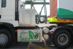 中国重汽 HOWO T5G重卡 25T 6X4 纯电动牵引车(ZZ4257V384GZ1BEV)374.65kWh
