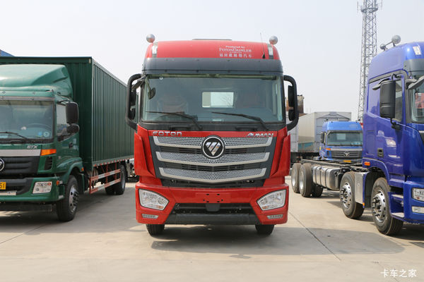 福田 欧曼EST 6系重卡 245马力 4X2 9.53米厢式载货车(BJ5189XXY-AB)
