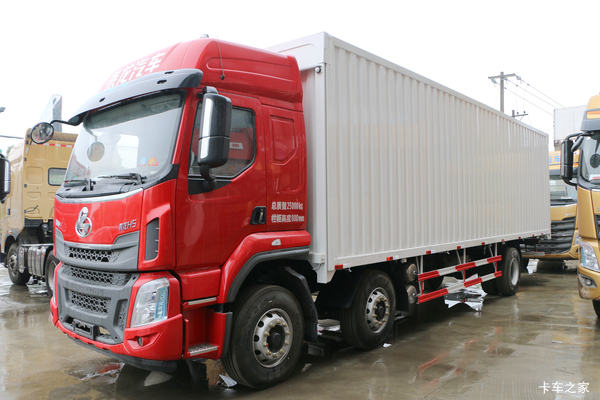 东风柳汽 乘龙H5中卡 240马力 6X2 9.6米厢式载货车(LZ5200XXYM3CB)