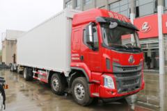 东风柳汽 乘龙H5中卡 270马力 6X2 9.7米排半翼开启厢式载货车(LZ5250XYKM5CB)