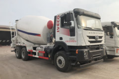 上汽红岩 杰狮 350马力 6X4 4.5方混凝土搅拌车(程力威牌)