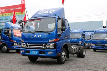江淮 骏铃V6 130马力 4.15米排半厢式轻卡(HFC5043XXYP91K5C2V-1)