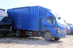 江淮 骏铃V7 160马力 4X2 4.87米排半厢式载货车(HFC5091XXYP91K2C6V)