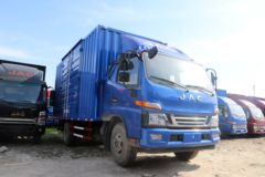 江淮 骏铃V7 160马力 4X2 4.87米排半厢式载货车(HFC5091XXYP91K2C6V)