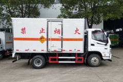 福田 欧马可3系 154马力 4X2 4.05米爆破器材运输车(程力威牌)((CLW5080XQYB5) 福田 欧马可3系 154马力 4X2 4.05米爆破器材运输车(程力威牌)((CLW5080XQYB5)