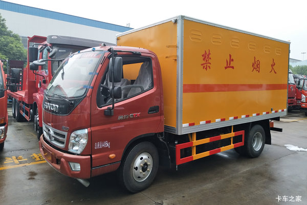 福田 奥铃CTX 141马力 4X2 4.05米爆破器材运输车(程力威牌)