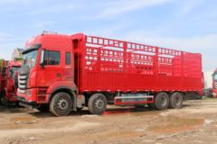 江淮 格尔发K5W重卡 320马力 8X4 9.6米仓栅式载货车(HFC5321CCYP1K4H45S1V)