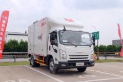 江铃 凯锐重载金刚 154马力 4.08米单排厢式轻卡(黄牌)(JX5097XXYXG2)