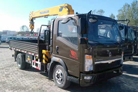 重汽HOWO轻卡底盘&nbsp;随车吊外观图片