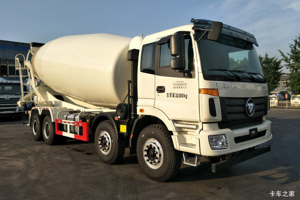福田 欧曼新ETX 重载型 375马力 8X4 5.8方混凝土搅拌车(BJ5313GJB-AB)