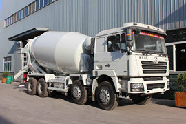 陕汽重卡底盘&nbsp;混凝土搅拌车外观                                                图片