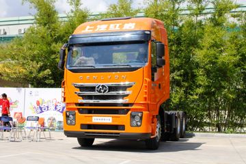 上汽红岩 杰狮重卡C500e 冠军版 560马力 6X4牵引车(CQ4256HYVG334)