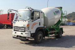 中国重汽 豪曼H3 130马力 4X2 3.57方混凝土搅拌车(ZZ5168GJBF17EB0)