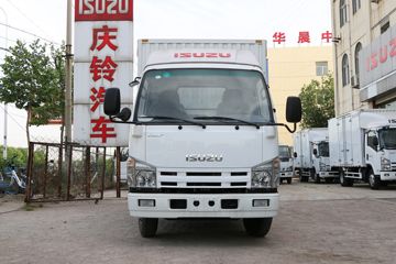 庆铃 五十铃100P 120马力 2.65米双排厢式轻卡(油刹)(QL5040XXYMVFW)